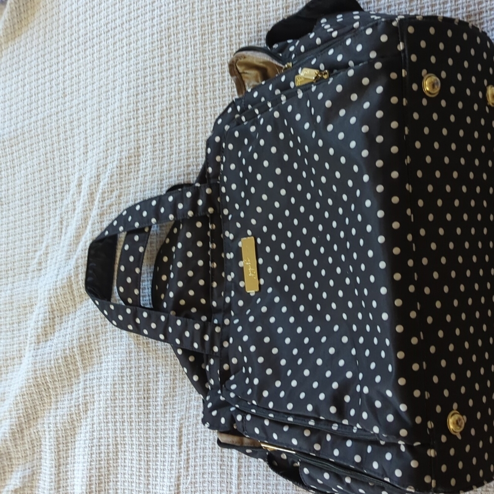 JUJUBE Be Prepared in black and white polka dot